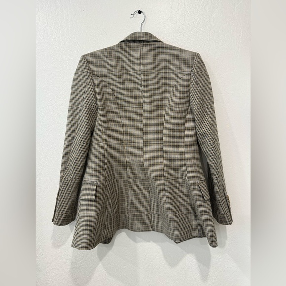 A.L.C. Double-Breasted Sedgwick Houndstooth Plaid Blazer - Size US 4 - Picture 14 of 15